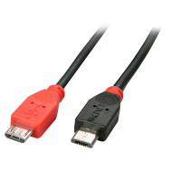 Lindy 31760, 2 m, Micro-USB B, Micro-USB B, USB 2.0,...