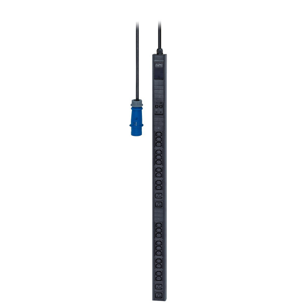 APC Easy Rack PDU, Basic, Null HE, 1-phasig, 7.4kW, 230V, 32A, 20 C13 und 4 C19 Ausgänge, IEC60309 2P+E Eingang, Standard, 0U, Einphasig, Senkrecht, Aluminium, Schwarz