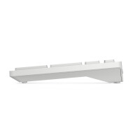 Dell KM5221W-WH, Volle Größe (100%), Kabellos, RF Wireless, AZERTY, Weiß, Maus enthalten