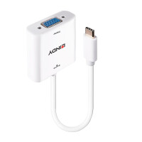 Lindy 43355, USB Typ-C, VGA (D-Sub), Männlich,...
