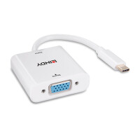 Lindy 43355, USB Typ-C, VGA (D-Sub), Männlich, Weiblich, Gerade, Gerade