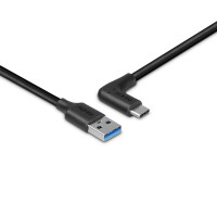 Lindy 32014, 1,5 m, USB A, USB C, USB 3.2 Gen 2 (3.1 Gen 2), 10 Gbit/s, Schwarz