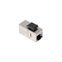 Lanberg KSF6-3000, Flach, Schwarz, Edelstahl, RJ-45,...