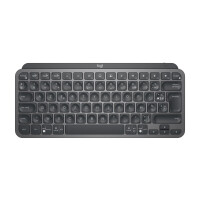 Logitech MX Keys Mini For Business, Kabellos, RF Wireless + Bluetooth, Scherenschalter, AZERTY, LED, Graphit
