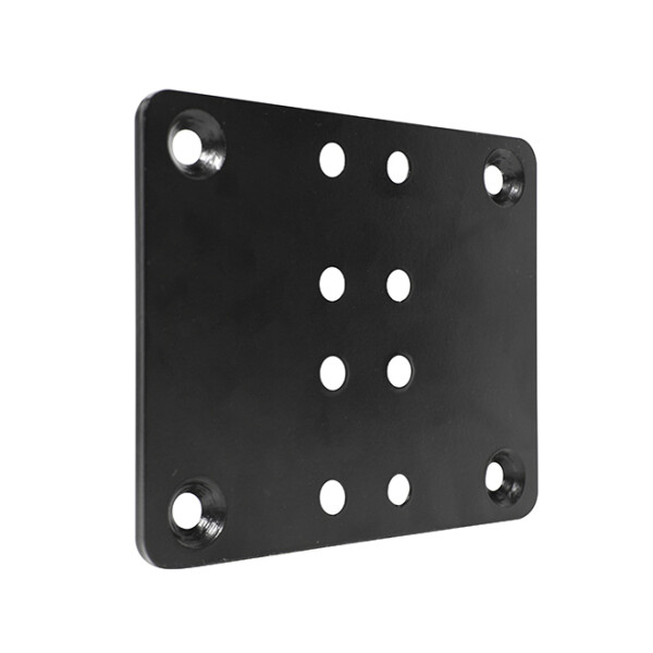 B-TECH BT8390, Basis, Schwarz, Stahl, Wand, 140 mm, 5 mm