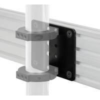 B-TECH BT8390, Basis, Schwarz, Stahl, Wand, 140 mm, 5 mm