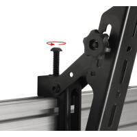 B-TECH BT8390-VESA400T, Flachbildschirm-Montagearm, Schwarz, 70 kg, Schiene, 177,8 cm (70"), 106,7 cm (42")