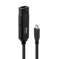 Lindy 43405, 5 m, USB C, USB C, USB 3.2 Gen 2 (3.1 Gen 2), 10 Gbit/s, Schwarz