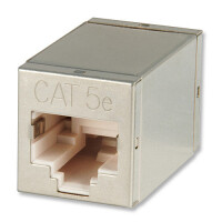 Lindy 60187, RJ45, RJ45, Metallisch