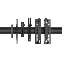 B-TECH BT8390-200/B V2, Montageschiene, Schwarz, Aluminium, Wand, 1 Stück(e), 30 mm