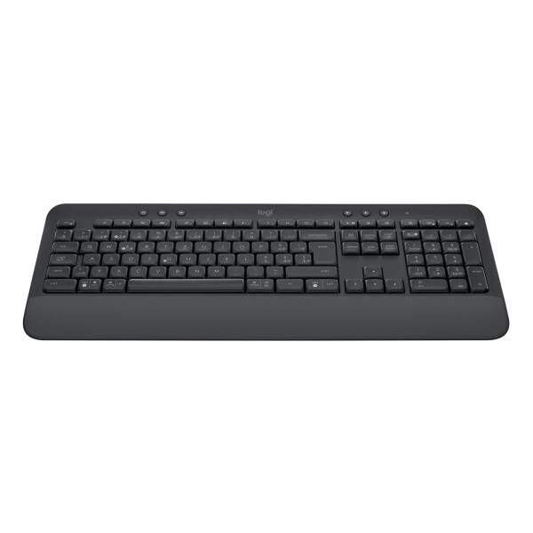 Logitech 920-010912, Volle Größe (100%), Kabellos, Bluetooth, Membran Key Switch, QWERTZ, Graphit