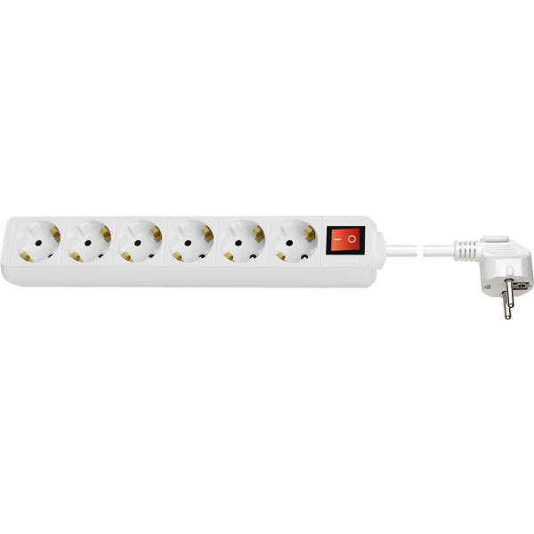 Wentronic Goobay 38845, 5 m, Drinnen, Typ F, Type F (CEE 7/4), Abgewinkelt, IP20