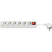Wentronic Goobay 38845, 5 m, Drinnen, Typ F, Type F (CEE 7/4), Abgewinkelt, IP20