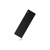 KeySonic KSK-8030IN, Volle Größe (100%), Kabelgebunden, USB, AZERTY, Schwarz