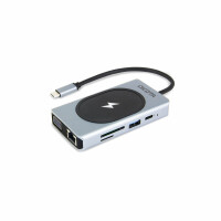 Dicota D32059, USB Typ-C, HDMI, RJ-45, USB 4 Type-A, USB...