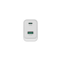 Conceptronic ALTHEA20W45 2-Port 45W GaN USB-PD-Ladegerät, USB-C x 1, USB-A x 1, QC 3.0, PPS, PD 3.0, Drinnen, AC, 20 V, Weiß