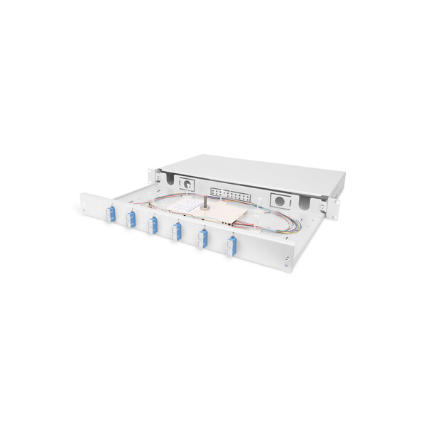 DIGITUS LWL Spleißbox, bestückt, SC, OS2