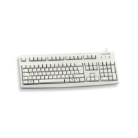 Cherry G83-6105, Kabelgebunden, USB, QWERTY, Grau