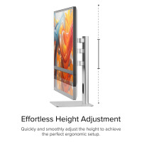 Alogic Clarity Pro Touch, 68,6 cm (27"), 3840 x 2160 Pixel, 4K Ultra HD, LCD, 5 ms, Schwarz, Silber