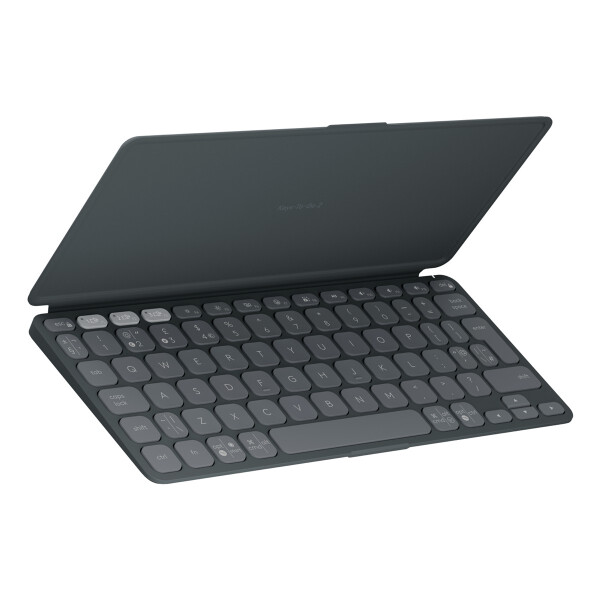 Logitech 920-012984, Mini, Kabellos, Bluetooth, Scherenschalter, QWERTY, Graphit