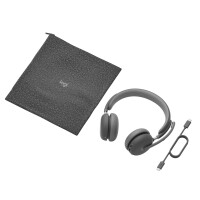 Logitech Zone Wireless 2, Verkabelt & Kabellos, Büro/Callcenter, 230 g, Kopfhörer, Graphit