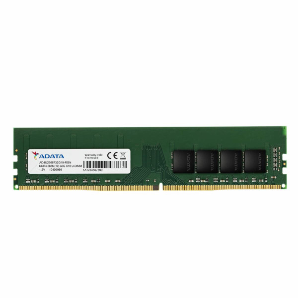 ADATA AD4U26664G19-SGN, 4 GB, 1 x 4 GB, DDR4, 2666 MHz, 288-pin DIMM