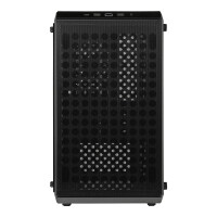 Cooler Master Q300L V2, Mini Tower, PC, Schwarz, Transparent, micro ATX, Mini-ITX, Kunststoff, Stahl, Gehärtetes Glas, 15,9 cm
