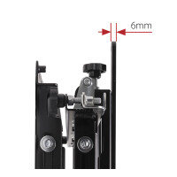 B-TECH BT7564, Schnittstellen-Adapterarm, Schwarz, 600 x 400 mm, 620 mm, 6 mm, 20 mm