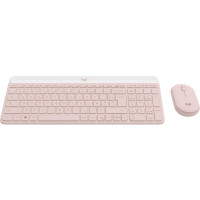 Logitech 920-011316, Mini, Kabellos, RF Wireless, AZERTY, Pink, Maus enthalten