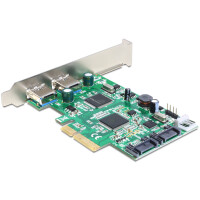 Delock 89359, PCI, USB 3.2 Gen 1 (3.1 Gen 1), 6 Gbit/s, Windows 7 Home Basic, Windows 7 Home Basic x64, Windows 7 Home Premium, Windows 7 Home Premium...