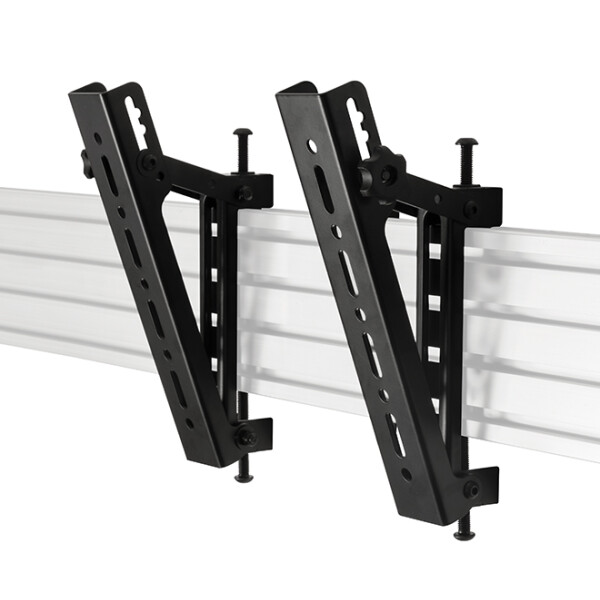 B-TECH BT8390-VESA200T, Flachbildschirm-Montagearm, Schwarz, 70 kg, Schiene, 200 x 200,600 x 200 mm, 119,4 cm (47")