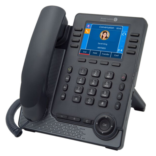 Alcatel M7s, IP-Telefon, Grau, Kabelgebundenes Mobilteil, IP52, Im Band, Tasten