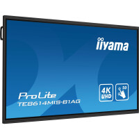 Iiyama TE8614MIS-B1AG, Interaktiver Flachbildschirm, 2,17 m (85.6"), LCD, 3840 x 2160 Pixel, WLAN, 24/7