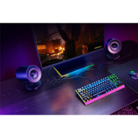 Razer Nommo V2 X, Voller Bereich, 2.0 Kanäle, Verkabelt & Kabellos, 75 - 20000 Hz, Schwarz