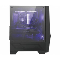 MSI MAG Forge 100M, Midi Tower, PC, Schwarz, Transparent,...