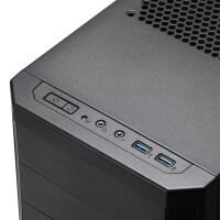 Fractal Design CORE 2500, Midi Tower, PC, Schwarz, ATX, micro ATX, Mini-ITX, HDD, Leistung, 16,2 cm