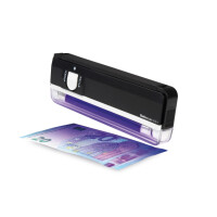 Safescan 130-0444, Multi-Währung, Ultraviolett (UV), Schwarz, Weiß, Akku, AA, 56 mm