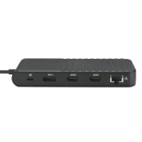 Kensington UH1500P, Kabelgebunden, USB 3.2 Gen 2 (3.1 Gen 2) Type-C, 85 W, 10,100,1000 Mbit/s, Schwarz, 4K Ultra HD
