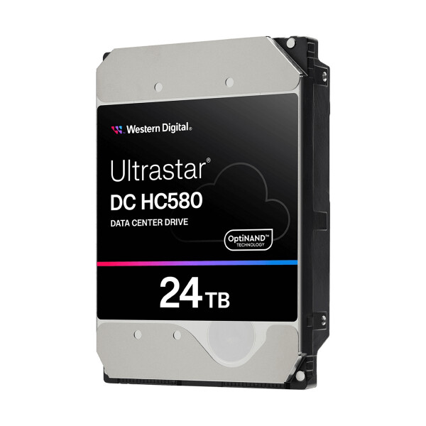 WD Ultrastar DC HC580, 24 TB, 7200 RPM, 512 MB, 3.5", SATA