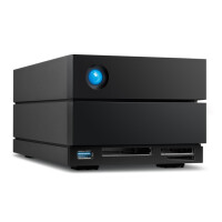LaCie 2big Dock, 48 TB, 3,81 kg, Desktop, Schwarz