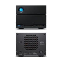 LaCie 2big Dock, 48 TB, 3,81 kg, Desktop, Schwarz