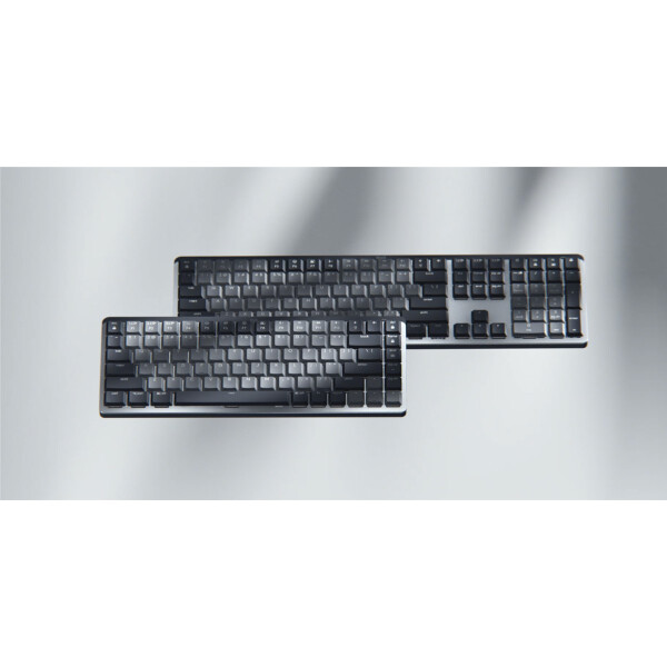 Logitech 920-010774, Kabellos, RF Wireless + Bluetooth, Mechanischer Switch, AZERTY, LED, Graphit, Grau