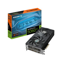Gigabyte GeForce RTX 5060 Ti EAGLE OC 8G Grafikkarte – 8 GB GDDR7, 128 Bit, PCI-E 5.0, 2617 MHz Kernfrequenz, 3 x DisplayPort, 1 x HDMI, GV-N506TEAGLE OC-8GD, GeForce RTX 5060 Ti, 8 GB, GDDR7, 128 Bit, 7680 x 4320 Pixel, PCI Express x16 5.0