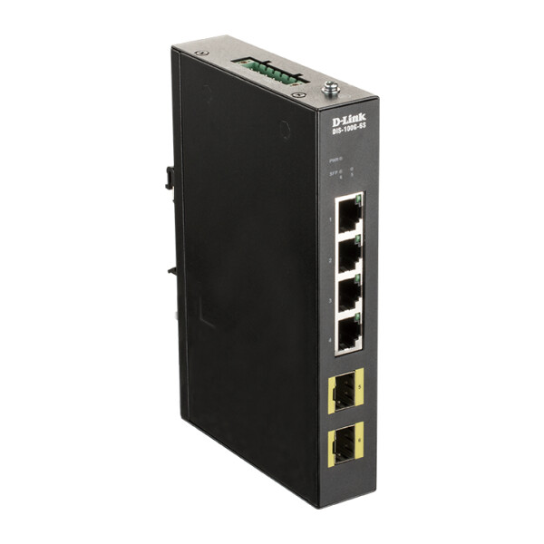 D-Link DIS-100G-6S, Unmanaged, Gigabit Ethernet (10/100/1000), DIN rail
