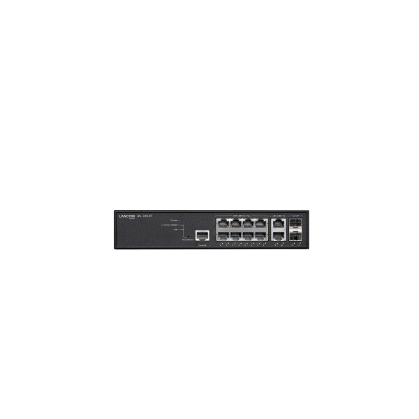 Lancom GS-2412P, Managed, L2+, Gigabit Ethernet (10/100/1000), Power over Ethernet (PoE), Rack-Einbau