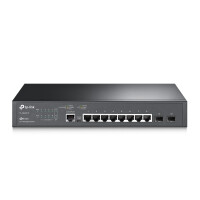 TP-LINK JetStream 8-Port-Gigabit-L2+-Managed-Switch mit 2...