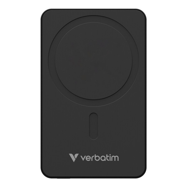 Verbatim Charge n Go Essentials, 5000 mAh, Quick Charge 3.0, Kabelloses Aufladen, 35 W, Schwarz