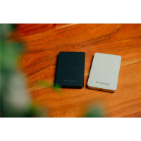 Verbatim Charge n Go Essentials, 5000 mAh, Quick Charge 3.0, Kabelloses Aufladen, 35 W, Schwarz