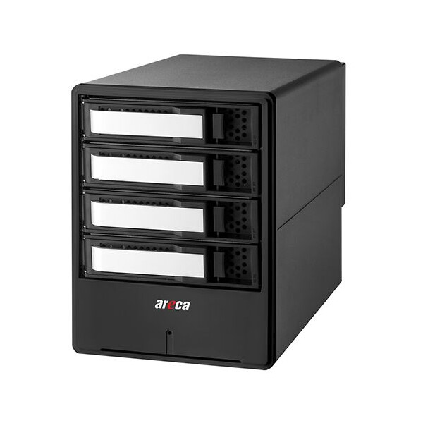 Areca Thunderbolt 3 USB 3.2 Gen2 Raid Storage ARC-8050t3u-4A ext. Netzteil - PC-/Server Netzteil - Thunderbolt