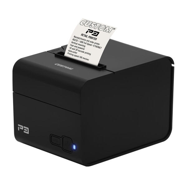 Custom P3X, Thermodruck, POS-Drucker, 203 x 203 DPI, 8 dot, 200 mm/sek, 100 µm